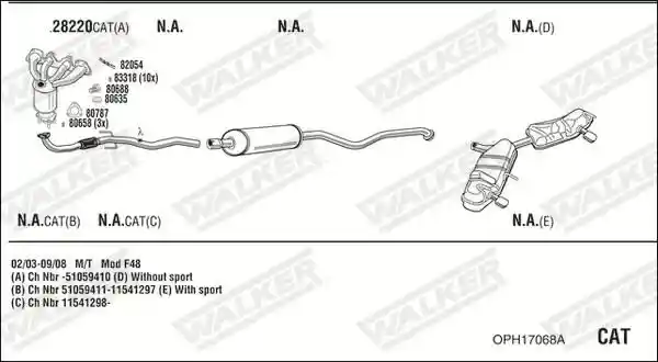 WALKER OPH17068A