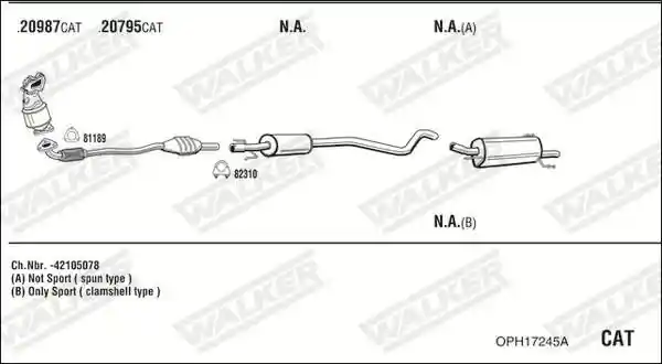 WALKER OPH17245A