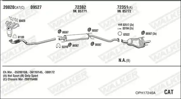 WALKER OPH17246A