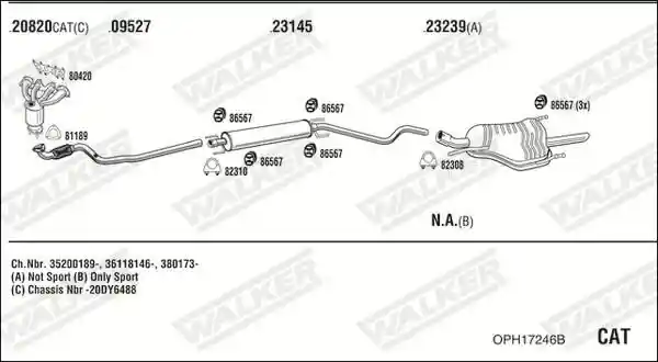 WALKER OPH17246B