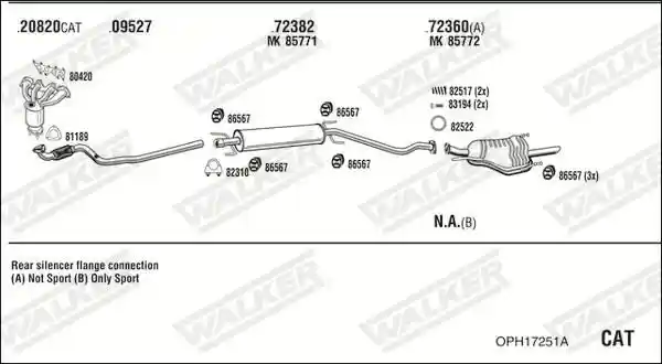 WALKER OPH17251A