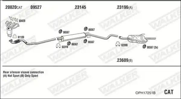 WALKER OPH17251B