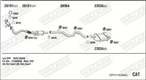WALKER OPH17939AA
