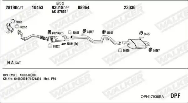 WALKER OPH17939BA