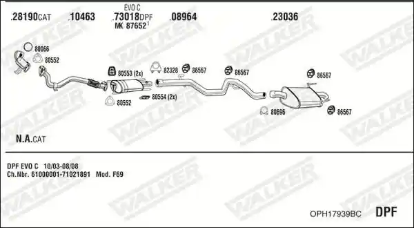 WALKER OPH17939BC