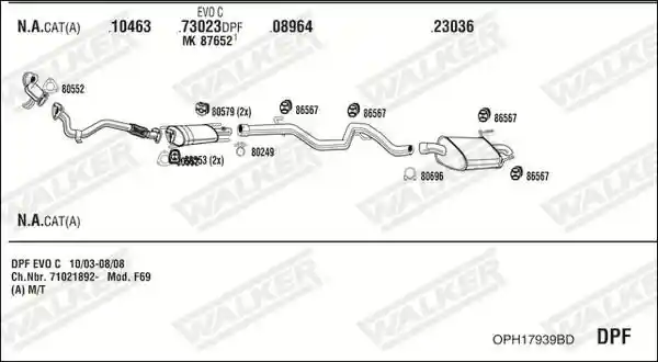 WALKER OPH17939BD