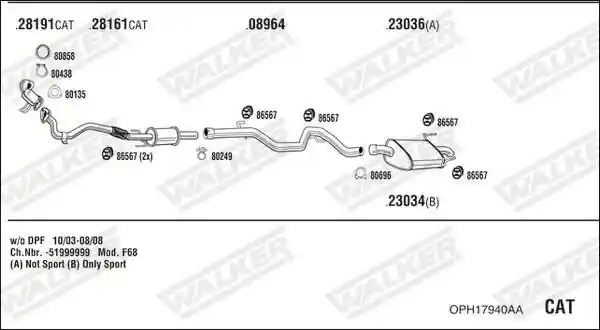 WALKER OPH17940AA
