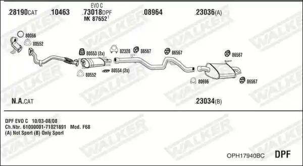 WALKER OPH17940BC