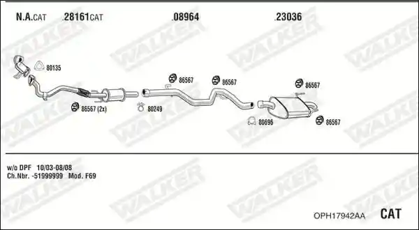 WALKER OPH17942AA