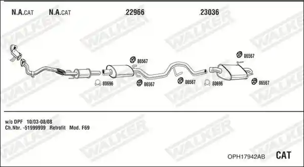 WALKER OPH17942AB