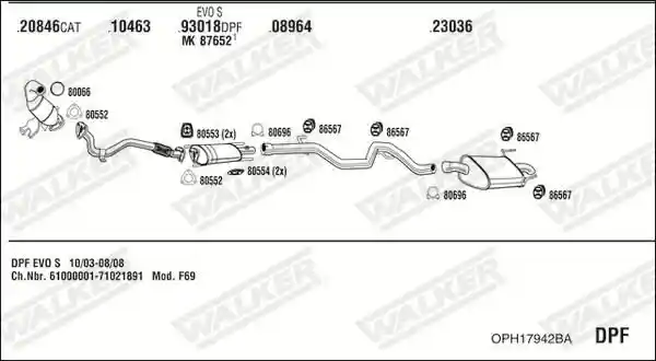 WALKER OPH17942BA