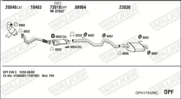 WALKER OPH17942BC