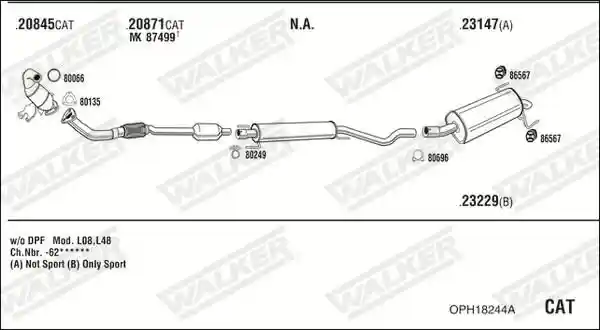 WALKER OPH18244A
