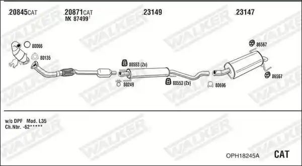 WALKER OPH18245A
