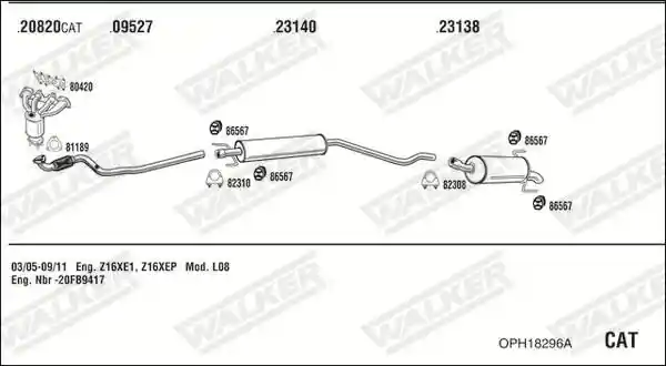 WALKER OPH18296A
