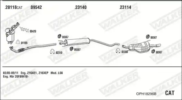 WALKER OPH18296B