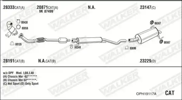 WALKER OPH19117A