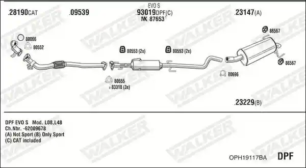 WALKER OPH19117BA