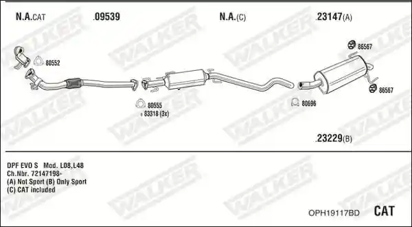 WALKER OPH19117BD