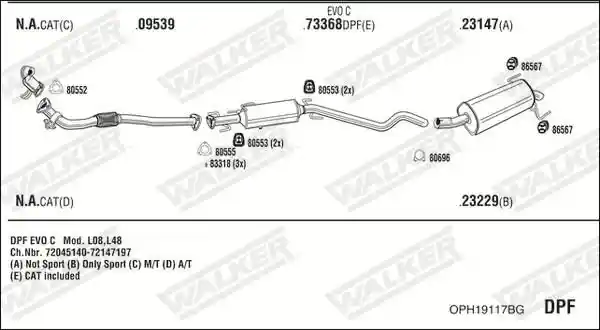WALKER OPH19117BG