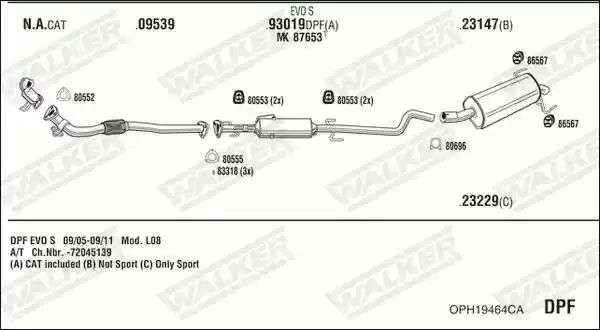 WALKER OPH19464CA