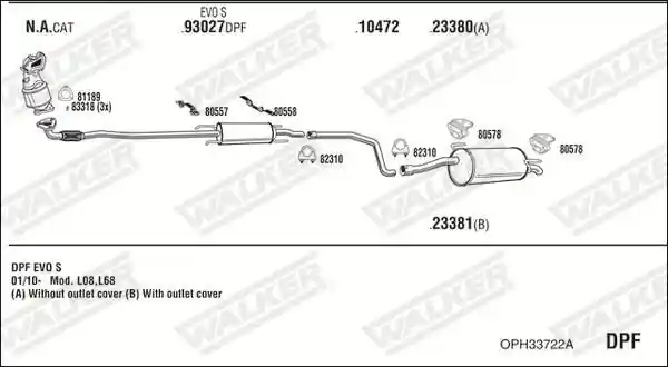 WALKER OPH33722A