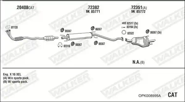 WALKER OPK008995A