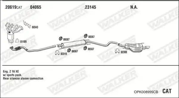 WALKER OPK008995CB