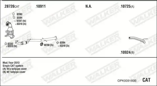 WALKER OPK009160B