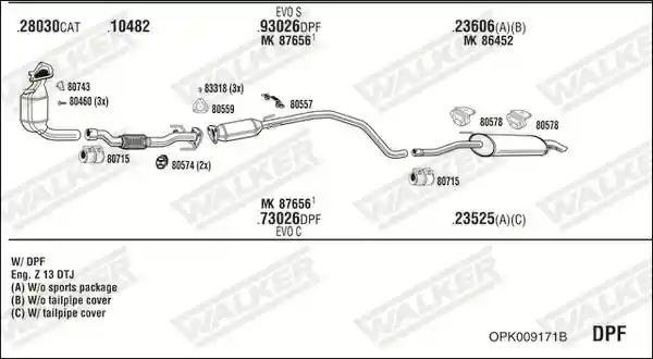 WALKER OPK009171B