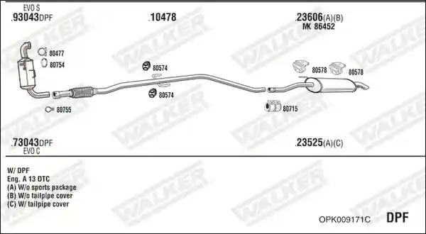 WALKER OPK009171C