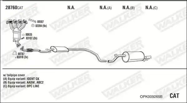 WALKER OPK009265B