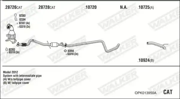 WALKER OPK013950A