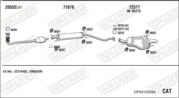 WALKER OPK015333A