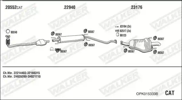 WALKER OPK015333B