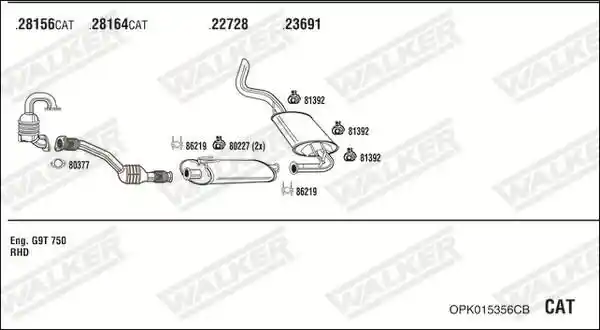 WALKER OPK015356CB