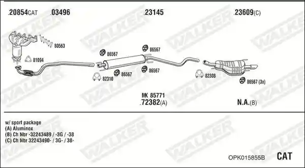 WALKER OPK015855B
