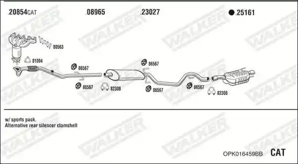 WALKER OPK016459BB