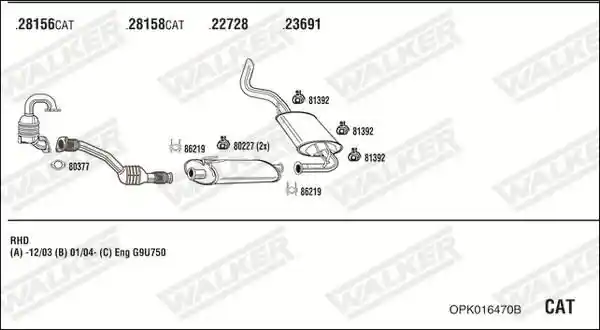 WALKER OPK016470B