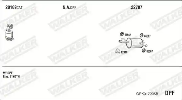 WALKER OPK017205B
