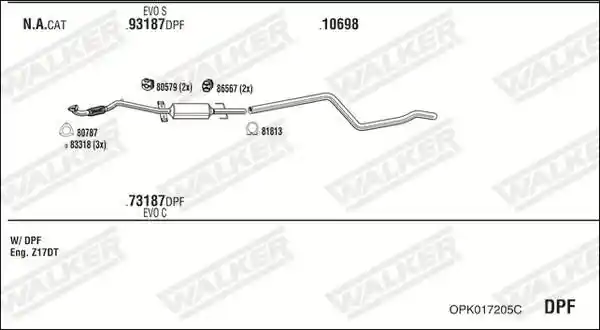 WALKER OPK017205C