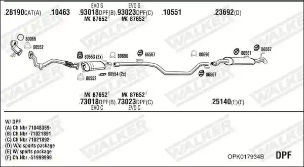 WALKER OPK017934B