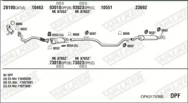 WALKER OPK017938B