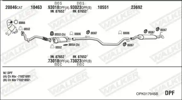 WALKER OPK017945B