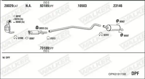 WALKER OPK019115B