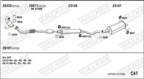 WALKER OPK019120A
