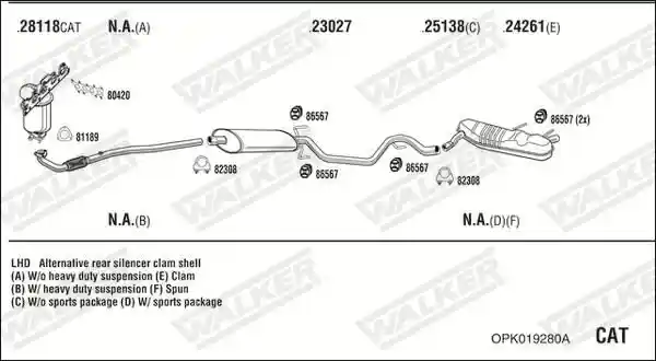WALKER OPK019280A