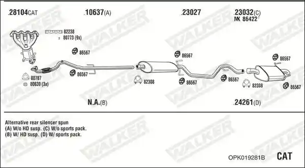 WALKER OPK019281B