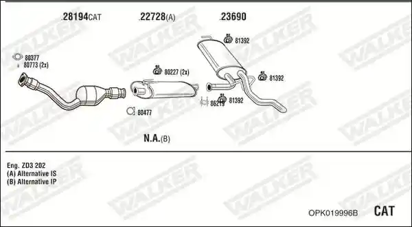 WALKER OPK019996B