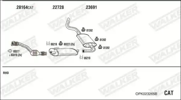 WALKER OPK023265B